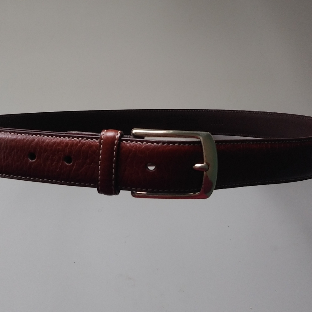 Dockers Genuine Leather Belt Brown Size 40